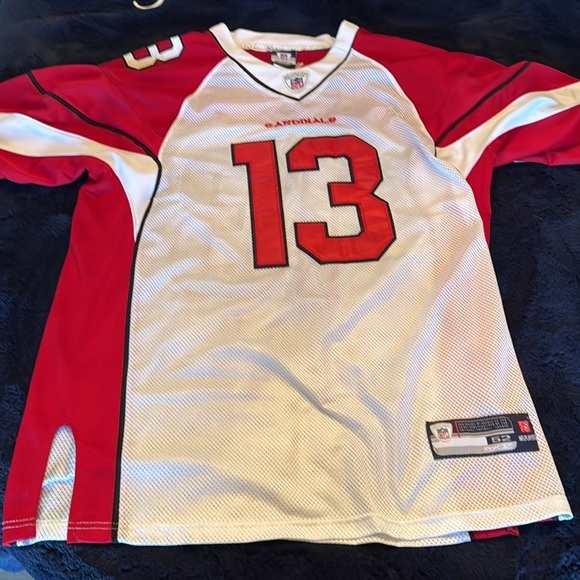 Kurt Warner Arizona Cardinals Reebok Jersey XXL White Jersey Sewn Letters/Number - Picture 2 of 8
